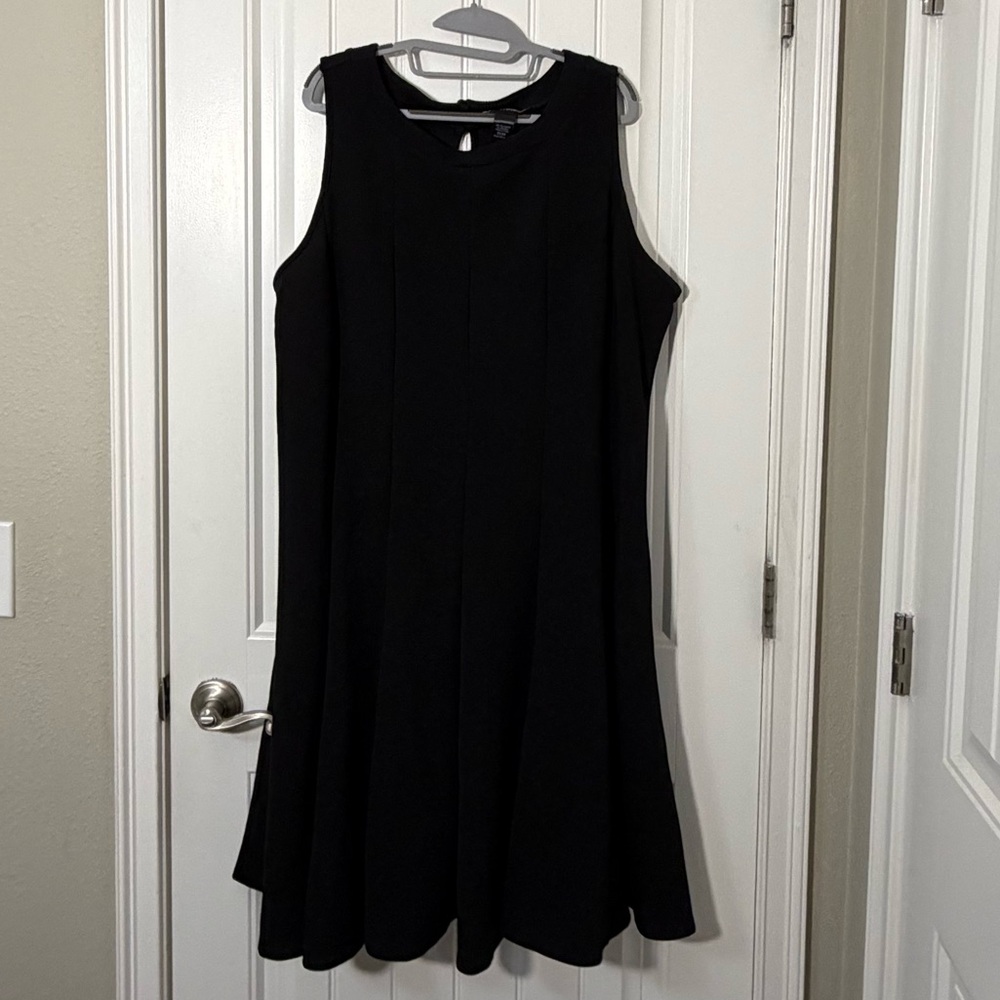 BOGO Ashley Stewart Textured Black Dress Plus Size 22/24